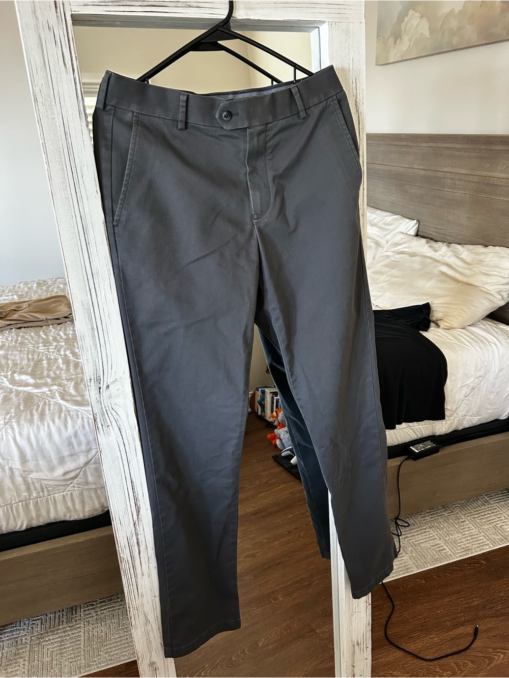 Charles Tyrwhitt Men's Charcoal Gray Chinos